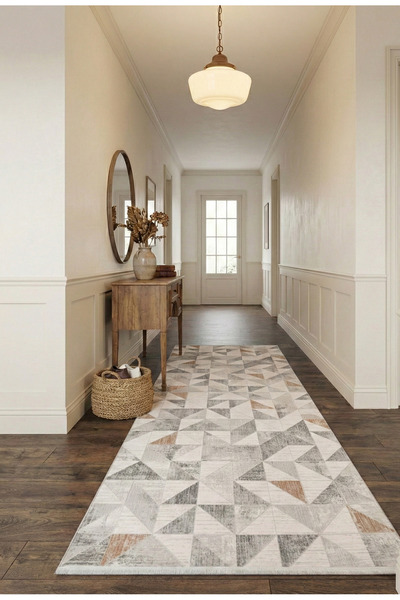 Emin Halı Foral FR005 Akrilik Yumuşak Dayanıklı Salon Antre Mutfak Yatak Odas...