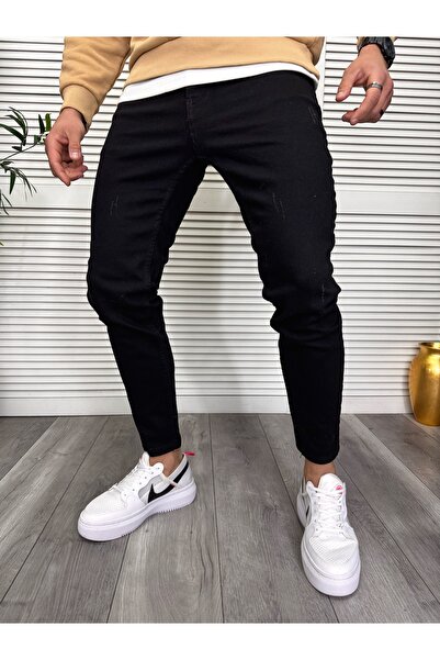 dehaine Men's jeans, Slim Fit, with scratches, comfortable, lycra, 4051