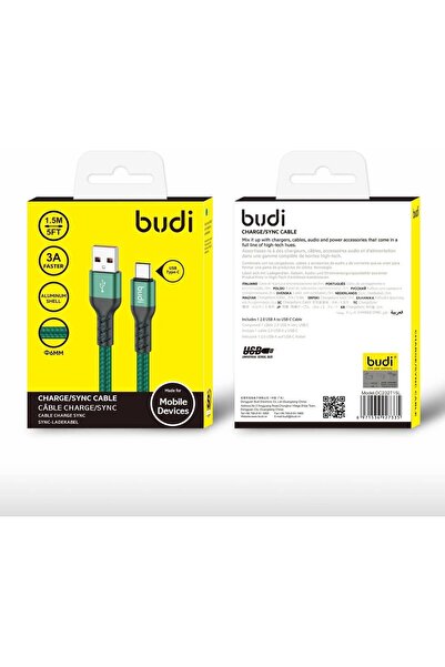 Budi Usb To Type-C Cable 1.5 Meters