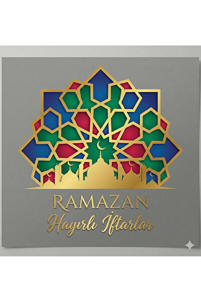 rprint Ramadan Themed American Service Set of 10 - Stylish Iftar Table Presen...