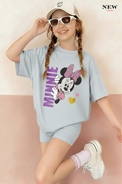 New Shine ДЕТСКА ТЕНИСКА С ПРИНТ НА МИНИ