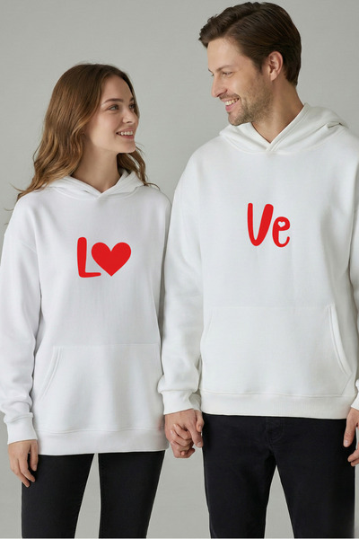 Windy Island Women'S/Men's "Love" Printed Lover/Wife/Couple Combination 100% ...