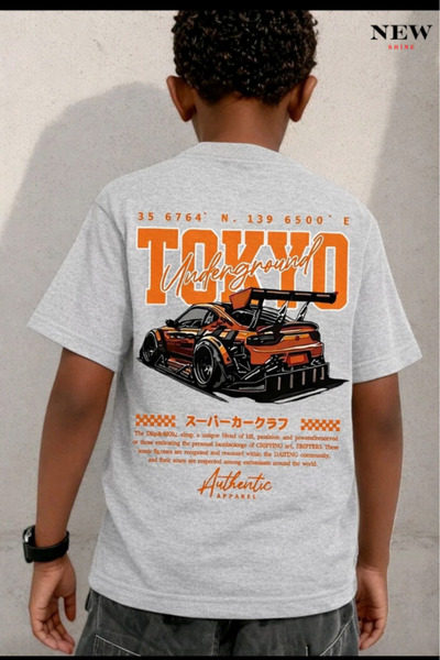 New Shine IMPRIMAT TOKYO UNISEX COPII tricou
