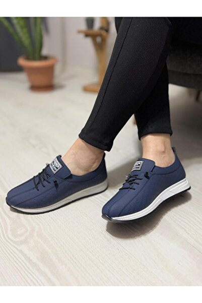 Çizmeli Kedi Women's Rubber Laced Orthopedic Special Production Sole Ballerin...