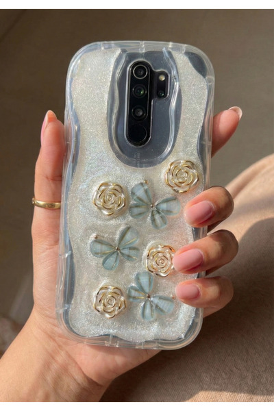 Rivor Redmi Note 8 Pro Compatible Case with Camera Protection, Butterfly and ...