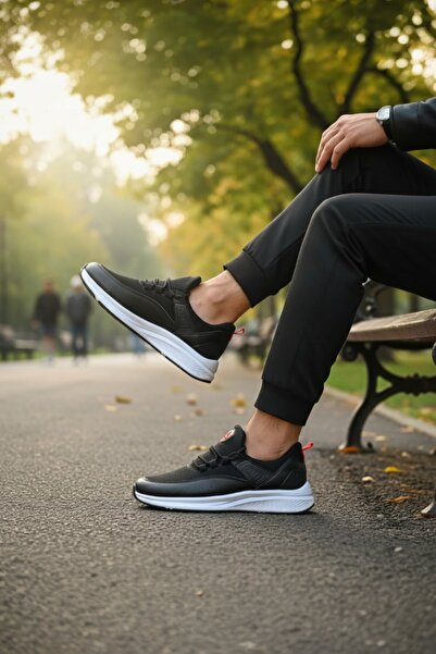 enoch Enoch muške crvene sportske tenisice sa detaljnim visokim belim đonom