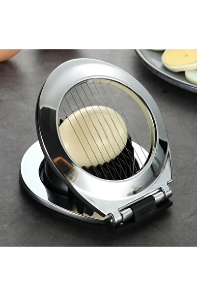 OEM Stainless steel egg slicer, 2 blades, capable of cutting into quarters an...
