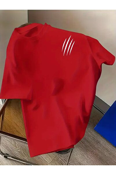 FUFLUNS Graphic Printed Oversize Crew Neck T-Shirt