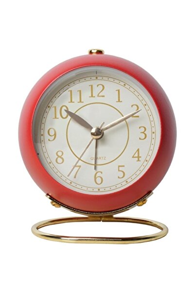 HEPBİMODA GOLD Retro Quartz Sessiz Ve Işıklı Masa Saati Pinterest Saat