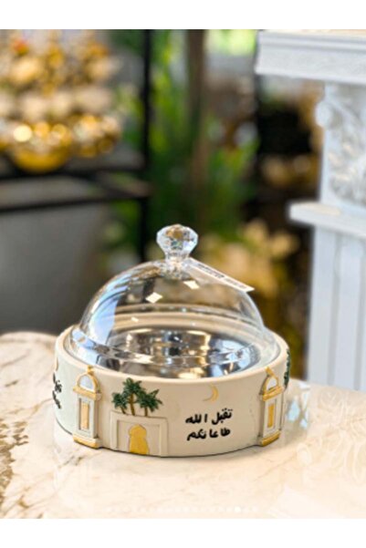 Arma A serving dish made of plaster, suitable for the atmosphere of Ramadan, ...