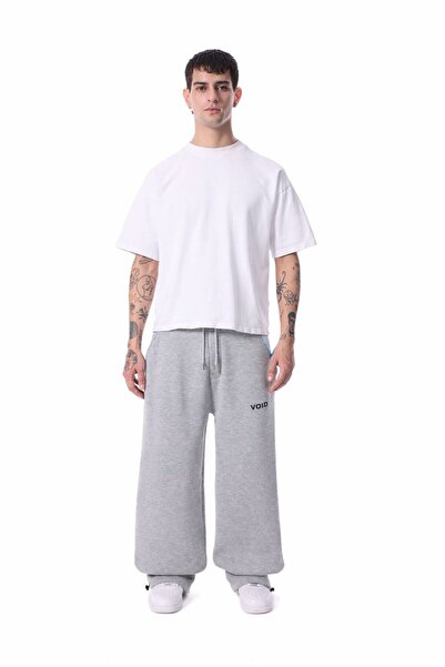 EDİZER COLLECTİON Kışlık VOID Gri Premium Ayarlanabilir Paça Oversize Eşofman...