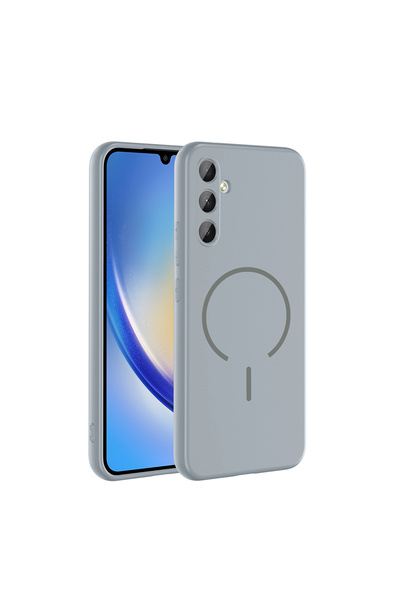 Başkenttekno حافظة سامسونج جالاكسي A34 ميتا لانشيمينج M-Safe مع حماية للكامير...