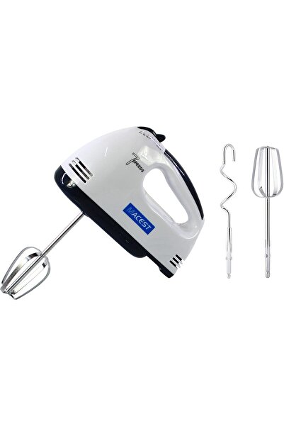 macest خلاط يدوي كهربائي مزود بـ 4 ملحقات مطلية بالكروم و7 سرعات