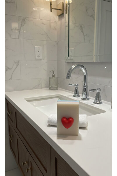 LİORA DESING Handmade Heart-Shaped Design Soap Special for Valentine's Day