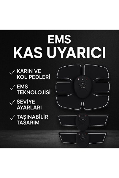 Lisinya Titreşimli EMS Spor ve Fitness Cihazı Karın Kası Kol Bacak 2025 Model -