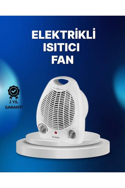 Mini Elektrikli Isıtıcı – 2000W Güç, Fanlı Isıtma, 3 Isı Modu -