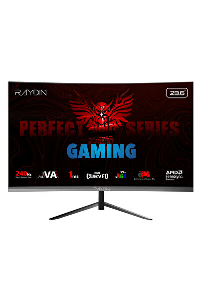 karadağsb Raydin Mm24Rfa-240Hz, 23.6&Quot;, 1Ms, 240Hz, Full Hd, Hdmi, Dp, Ho...