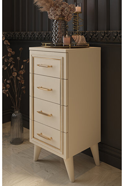 DUFON Vikas 4 Çekmeceli, Dekoratif Şifonyer