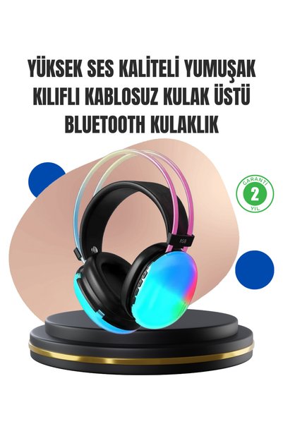 Lisinya Konforlu Tasarımlı Kablosuz Gaming Kulaklık – Uzun Pil Ömrüyle -
