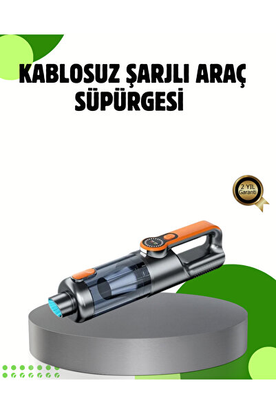 Lisinya Şarjlı Kablosuz El Süpürgesi Yüksek Emiş Güçlü ve Çok Başlıklı -