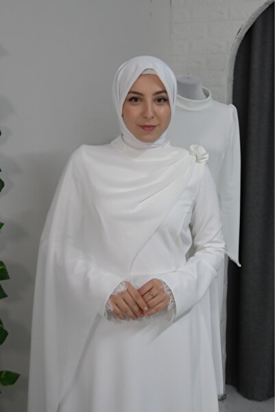 MODA Nikah elbisesi tül detaylı