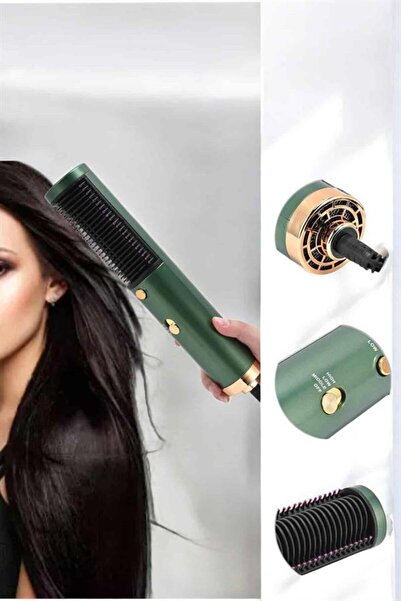 Lisinya Blow-Dry Comb Straightener with Ceramic Coating Anti-Electrification ...