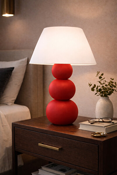 Vescarri Modern Masa Lambası – Dekoratif Tasarım Aydınlatma 42cm
