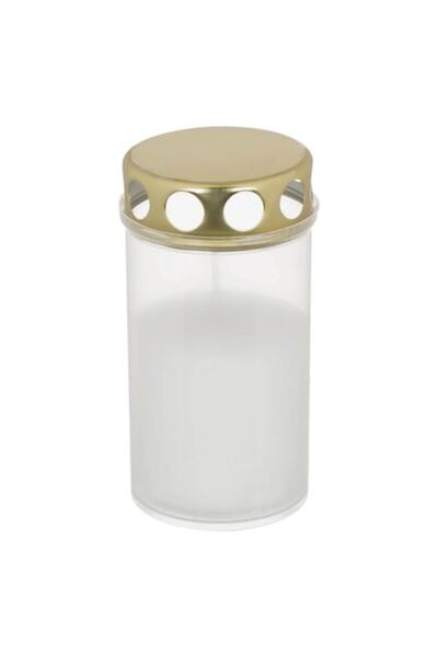 OEM Lumânare decorativă albă cu capac Ø6x11.5cm