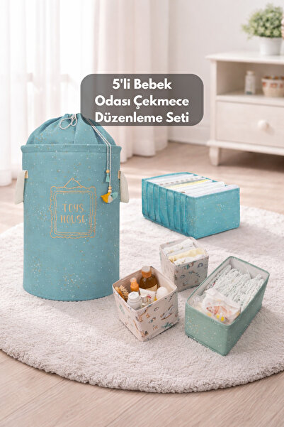 PONÇİK BEBEK Set od 5 komada - Organizacija sa više ladica - Set za organizac...