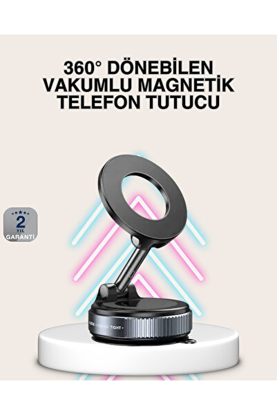 Lisinya Suport pentru telefon auto cu aspirație și magnet puternic, corp din ...