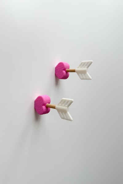 sin istanbul 2'li Kalpli Ok Buzdolabı Magneti