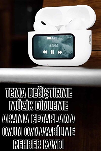 Kablosuz Yeni Nesil Bluetooth Bağlantılı Dokunmatik Ekranlı Kulak İçi Pro -