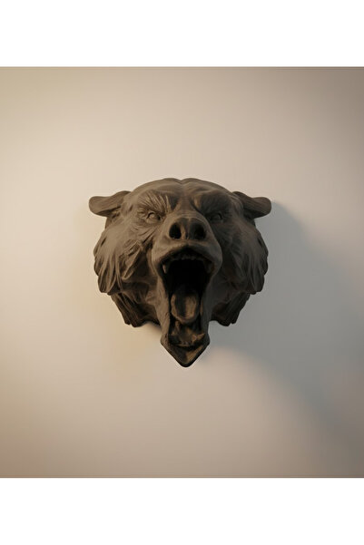 doremodam تمثال جداري ثلاثي الأبعاد بتصميم دب أسود - ليسينا