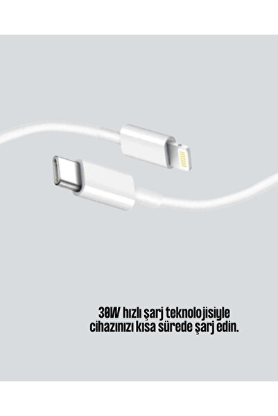 Lisinya iPhone iPad AirPods Compatible 30W Type-C to Lightning Cable -