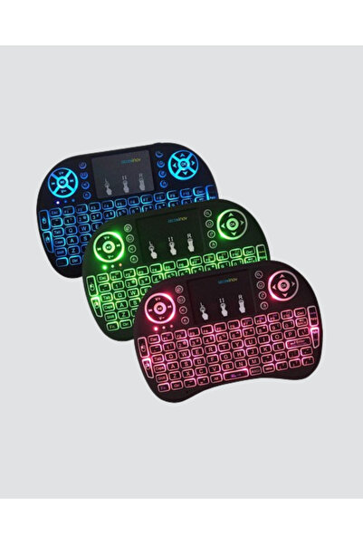 Lisinya LED Işıklı Q Klavye - Touchpad, Numerik Tuş Takımı ve Multimedya Kısa...