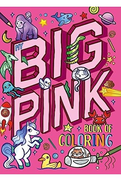 Book Boss كتابي الوردي الكبير للتلوين: مع أكثر من 90 صفحة تلوين