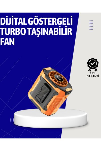Lisinya 5000mAh Şarjlı Soğutma Fanı Taşınabilir, Bel/Boyun/El Fanı