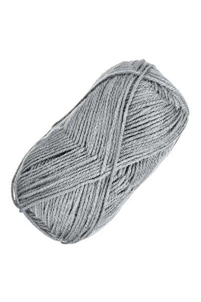 OEM Fir de Tricotat Acrilic Gri 100g