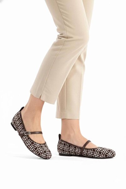 SH SİLVER MODA Noul sezon, pantofi casual tip balerina, cu cataramă, cu model...