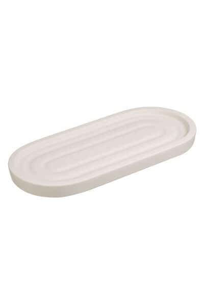 OEM Beige Cement Bathroom Tray 26x11.6cm
