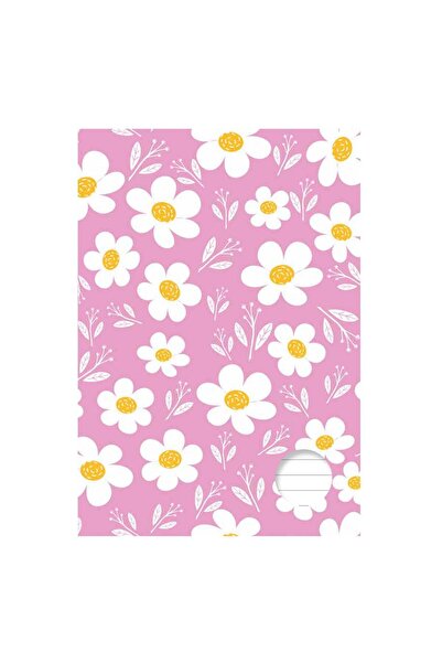 OEM Caiet A5 Dictando Coperta Gri cu Model Floral - 60F