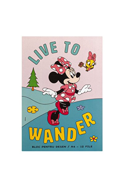 OEM Bloc de Desen A4 Minnie Mouse - 12 File