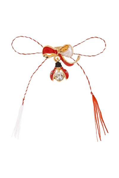 OEM Martisor με Φιόγκο & Πασχαλίτσα με Στρας