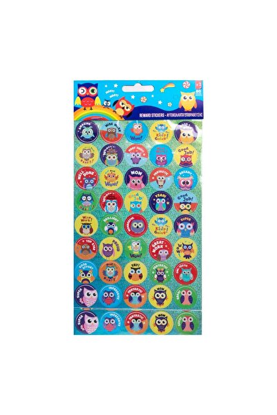 OEM Owl Pattern Reward Stickers - 80pcs