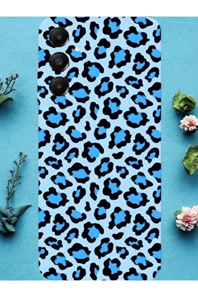 Poyem Aksesuar حافظة سامسونج A05s بنمط الفهد