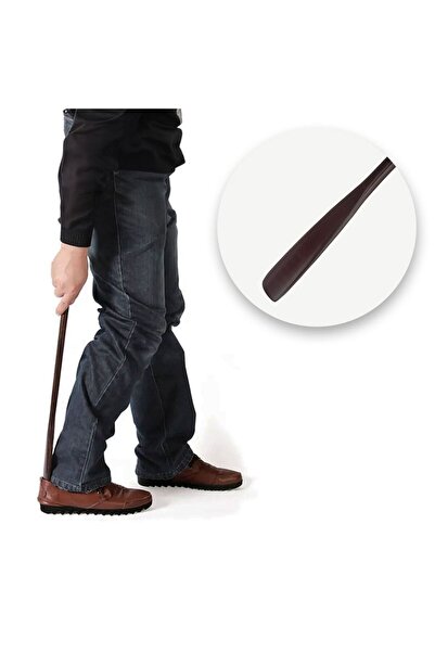 OEM Brown Wooden Shoemaker with Faux Leather Strap 54cm