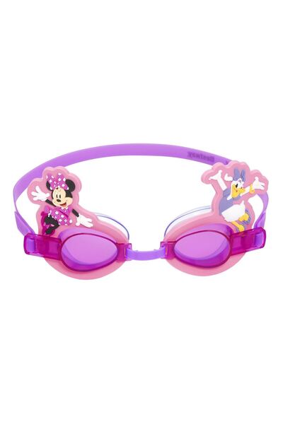 OEM Ochelari Inot din Silicon Roz Model Minnie Mouse pentru Copii 3+Ani