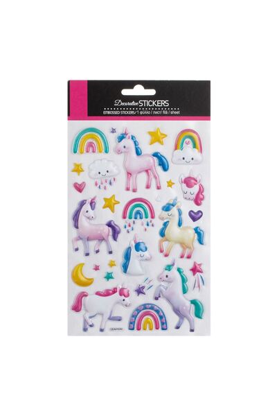 OEM Autocolante Pop Up Unicorni Nor Curcubeu - 26buc
