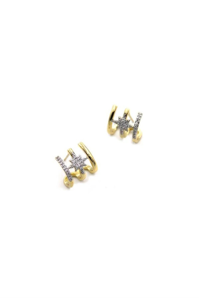 Generic Brand Star Earrings - Gold