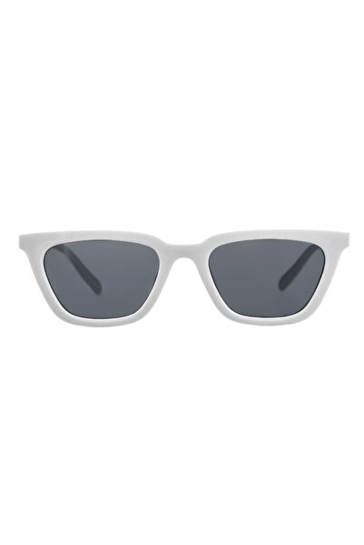 OEM Sunglasses with White Frame & Dark Lenses for Women